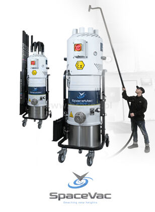 SPACEVAC Odkurzanie na wysokości, antywybuchowe ATEX, czyszczenie rynien