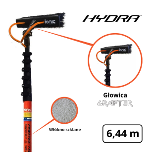 IONIC Kij teleskopowy HYDRA Glass Fibre 24 ft - 6,44 m / 1,58 m - GRAFTER