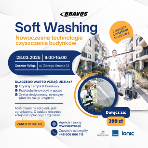 Szkolenie Soft Washing - Nowoczesne technologie czyszczenia budynków