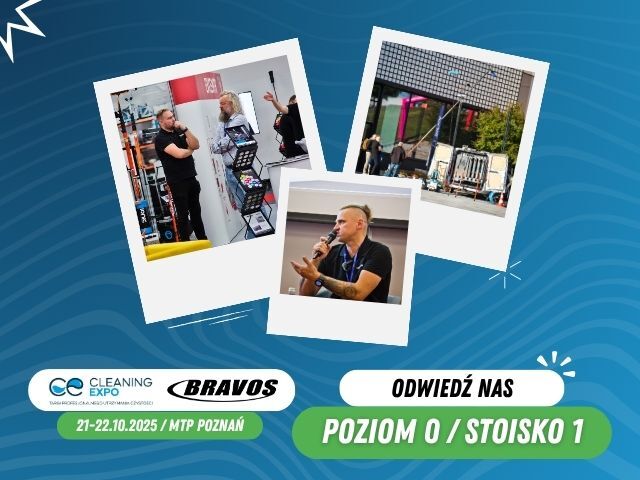 Odwiedź BRAVOS podczas targów Cleaning Expo 2025